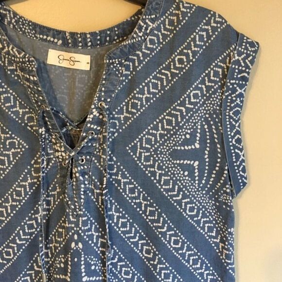 Jessica Simpson small blue dress - Picture 2 of 4